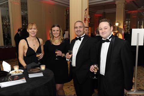 Guests enjoy the drinks reception before dinner and the awards ceremony